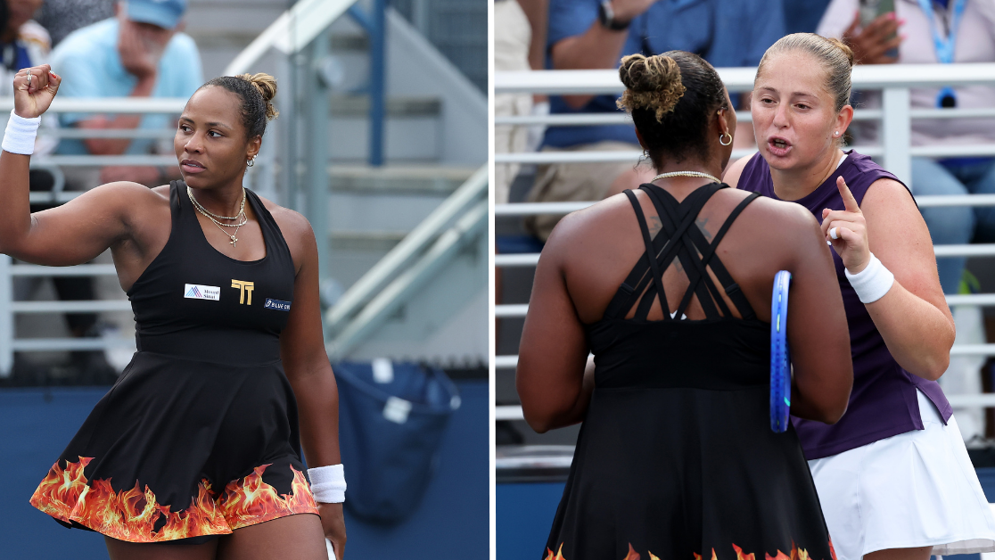 New footage reveals tennis player's 'gracious' response to furious