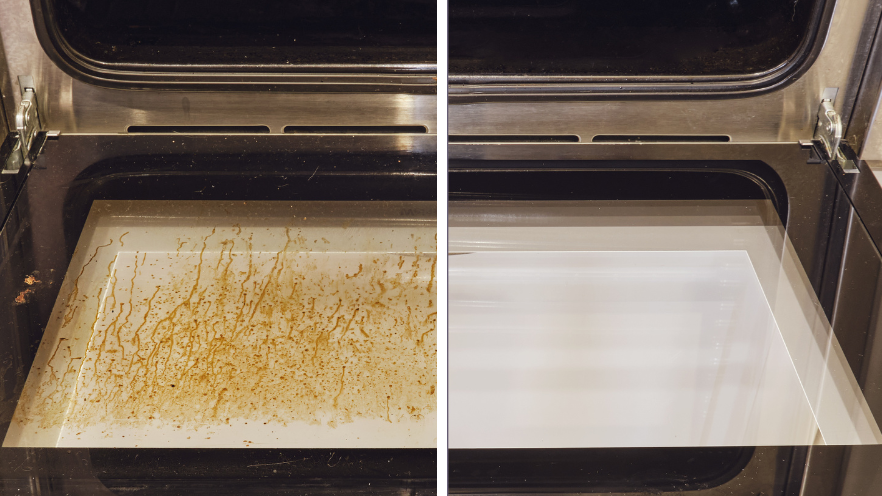 Woman shares hack to clean oven using tinfoil and £1 cleaning
