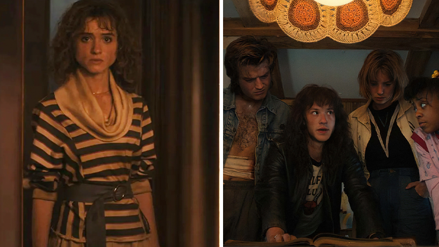 Stranger Things 4' Part 2 Pics Reveal Nancy Survives Upside Down