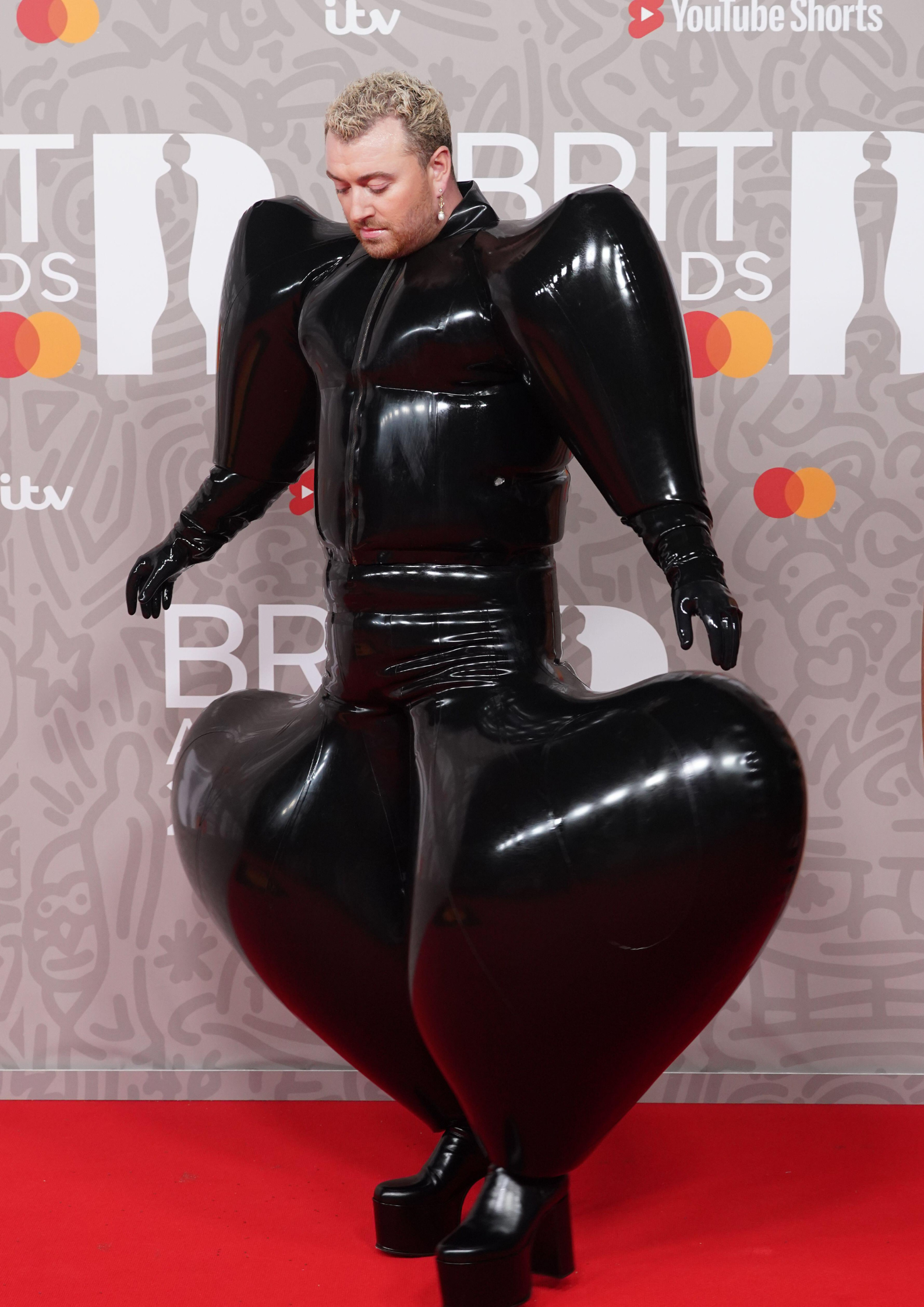Sam Smith's costume designer explains meaning behind their bizarre outfit  at the BRITs
