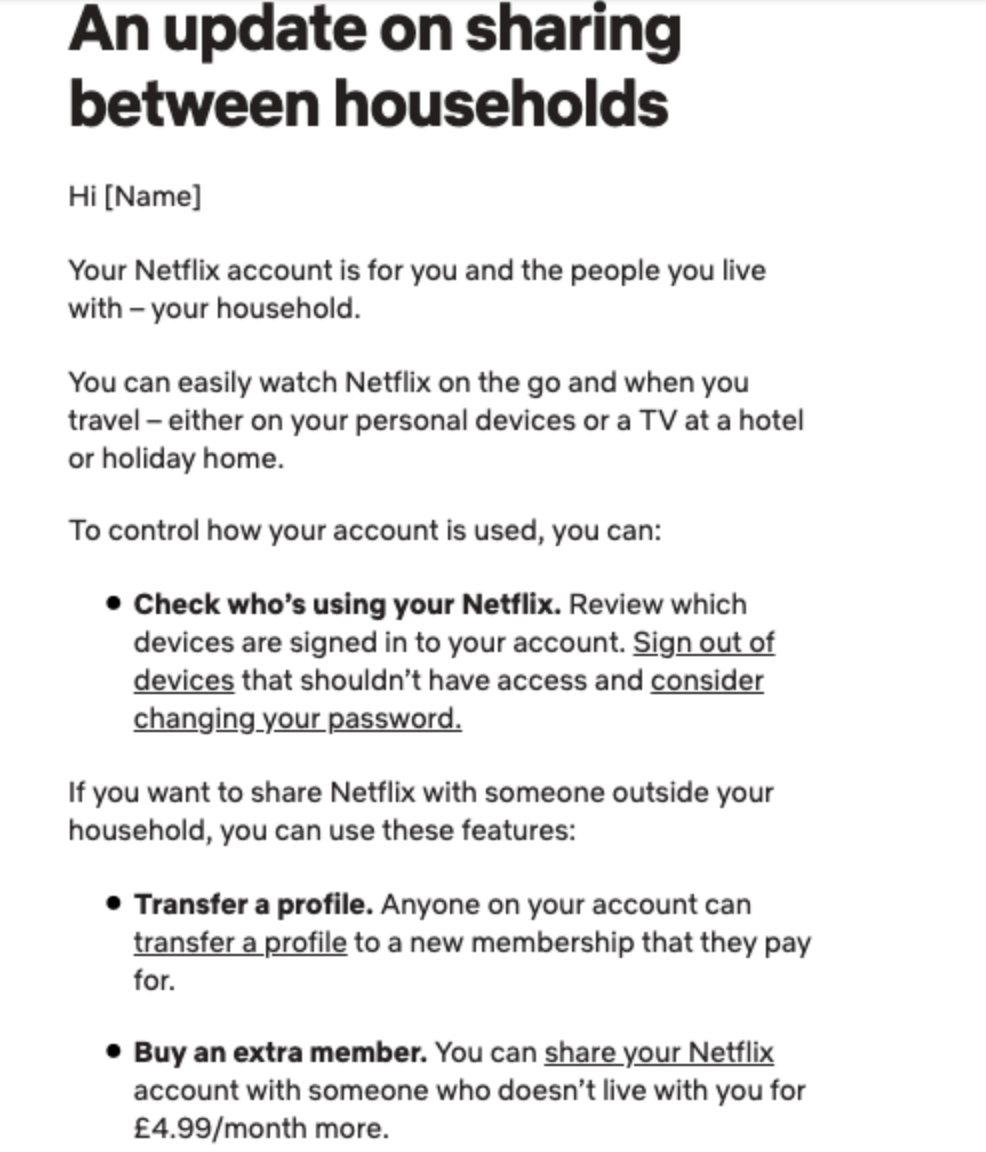 An Update on Sharing - About Netflix