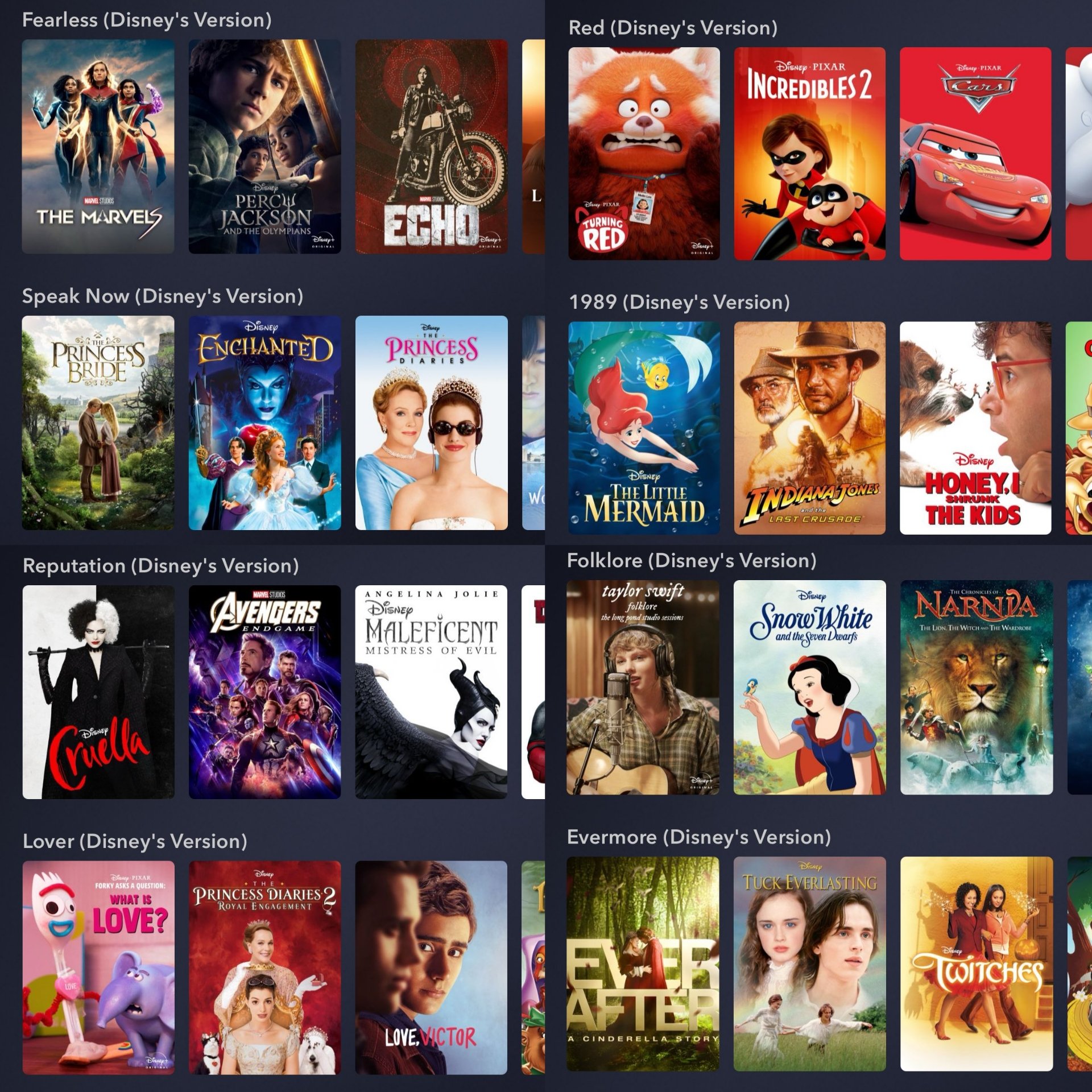Taylor Swift fans praise Disney+ after spotting subtle change on
