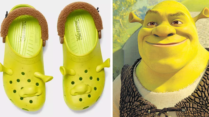 Crocs to Release 'Wonderfully Hideous' Neon Green Shrek Clogs — Complete  with Ears!