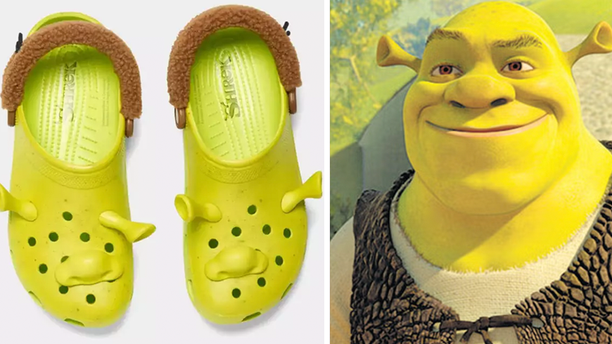 Crocs Shrek em Oferta