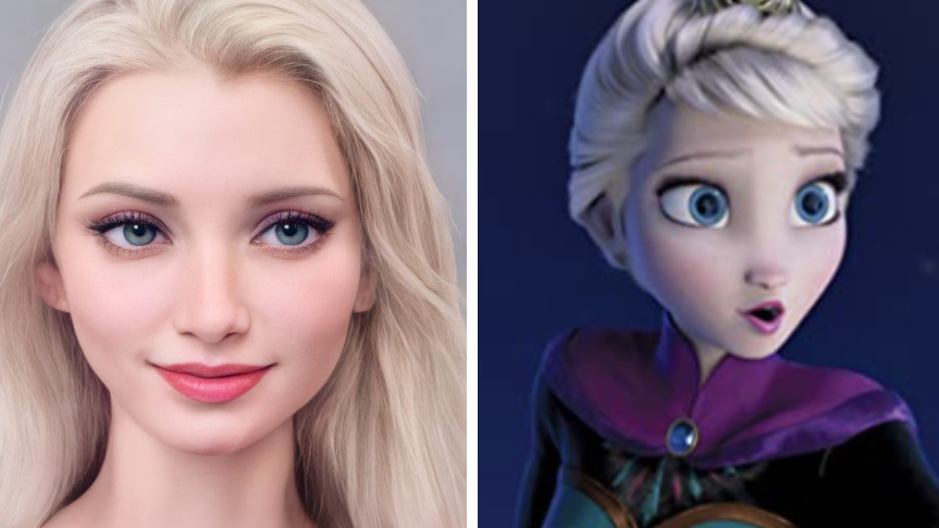 disney characters as real people