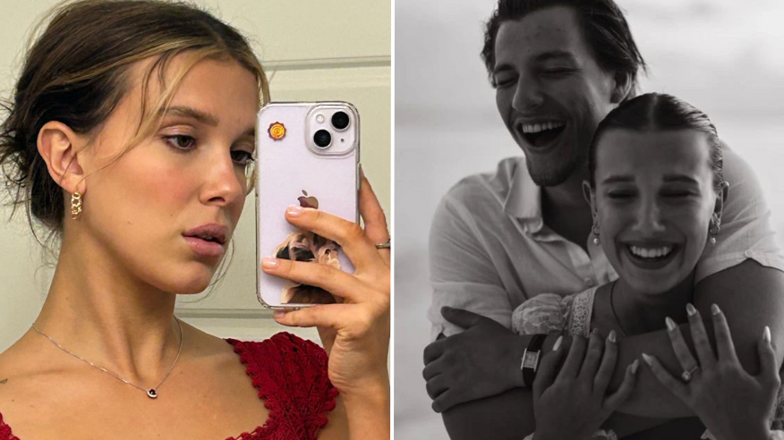 Millie Bobby Brown, Jake Bongiovi hold hands in first couple pics