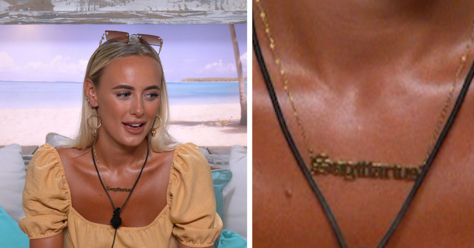 millie sagittarius necklace love island