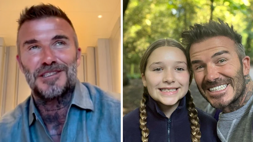 David Beckham praises Lionesses for inspiring daughter Harper to play  football