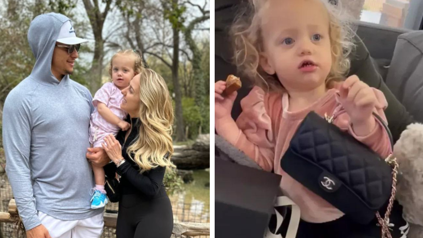 Super Bowl winner gifts two-year-old daughter a Chanel bag for her birthday