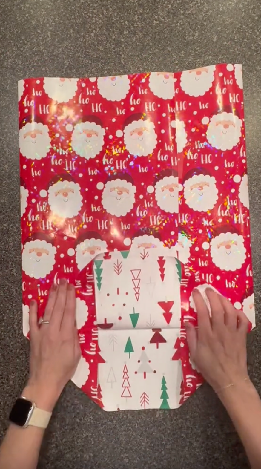 I found a way to never buy wrapping paper — people love my holiday hack