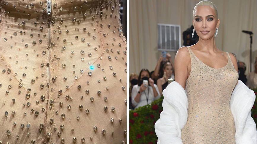 Kim Kardashian Accused Of Damaging Marilyn Monroe's Dress