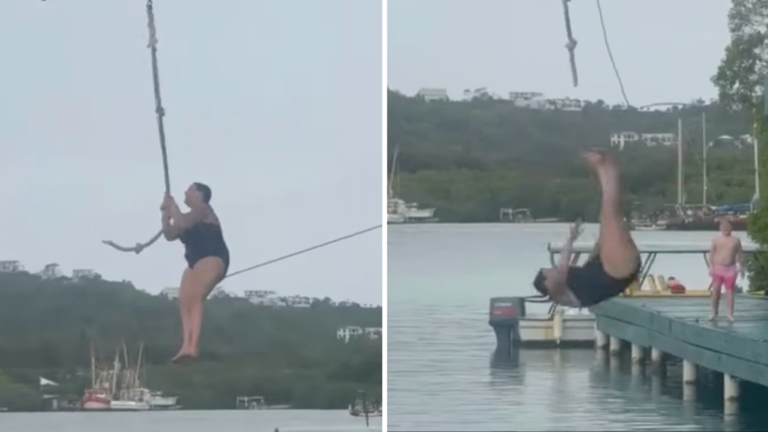 Woman suffers a 'catastrophic' genital injury on rope swing
