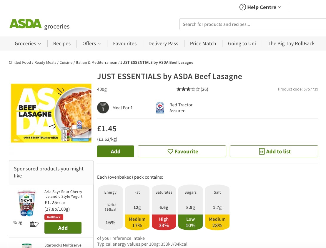 Asda 'Just Essentials' being resold at double price as it rations