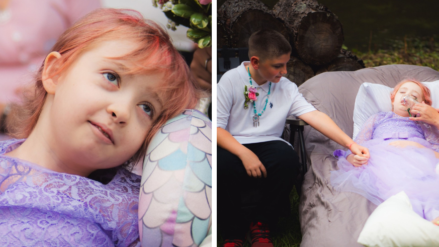 North Carolina schoolgirl, 10, granted last wish as she 'tied the knot' with boyfriend days before dying