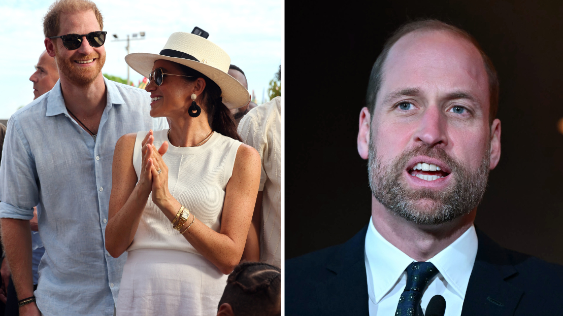 Prince Harry revealed Prince William's explicit two-word response to  finding out about Meghan Markle's past