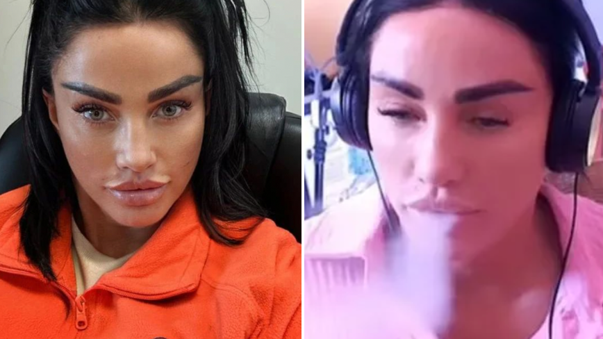 Katie Price slammed by fans for 'setting bad example' after vaping on camera