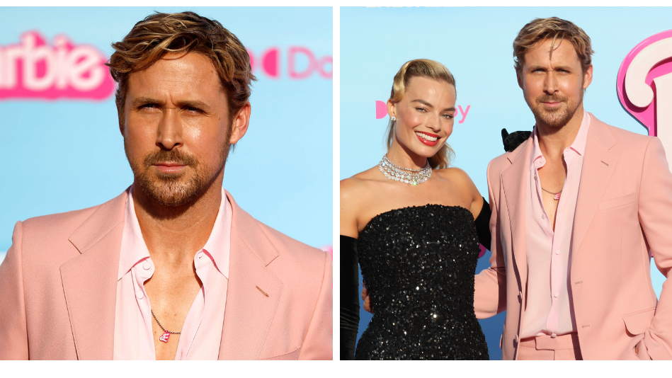 Ryan Gosling's Barbie Premiere Necklace Is the Most Adorable Thing You'll  See Today