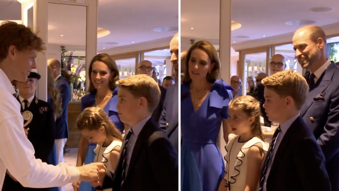 Photo of Diana and William at Wimbledon sparks conspiracy theory over ' detail'