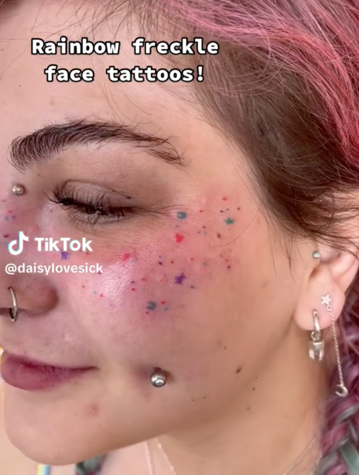 Semi-Permanent Freckle Face Tattoos Are Apparently a Beauty Trend Now