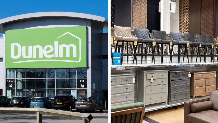 Dunelm store furniture shop