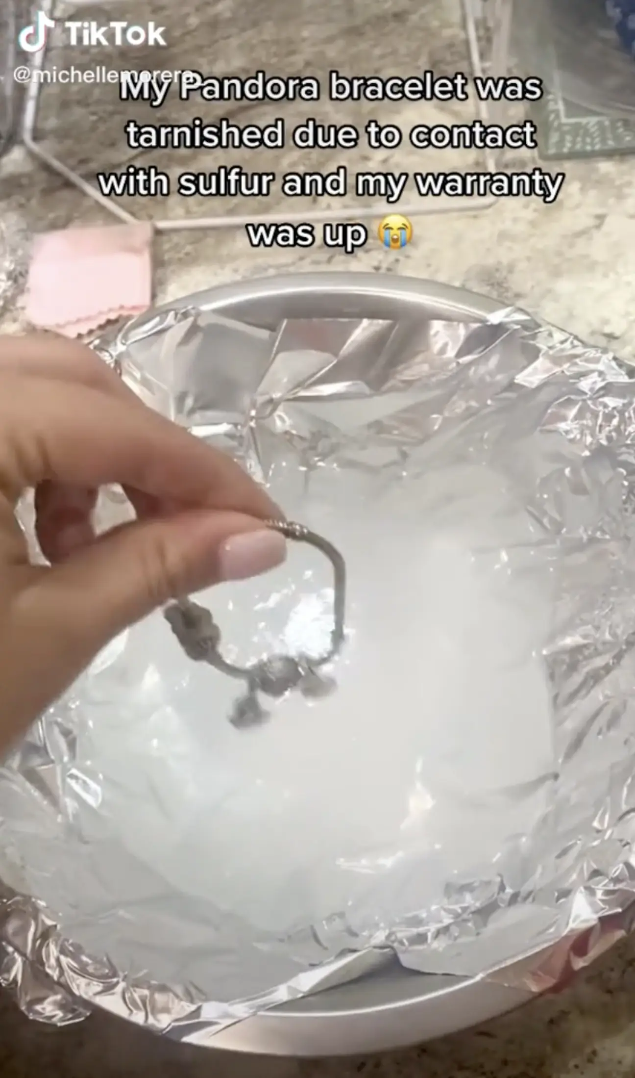 Woman's hack to clean Pandora bracelet in five minutes - and it looks good  as new - Mirror Online