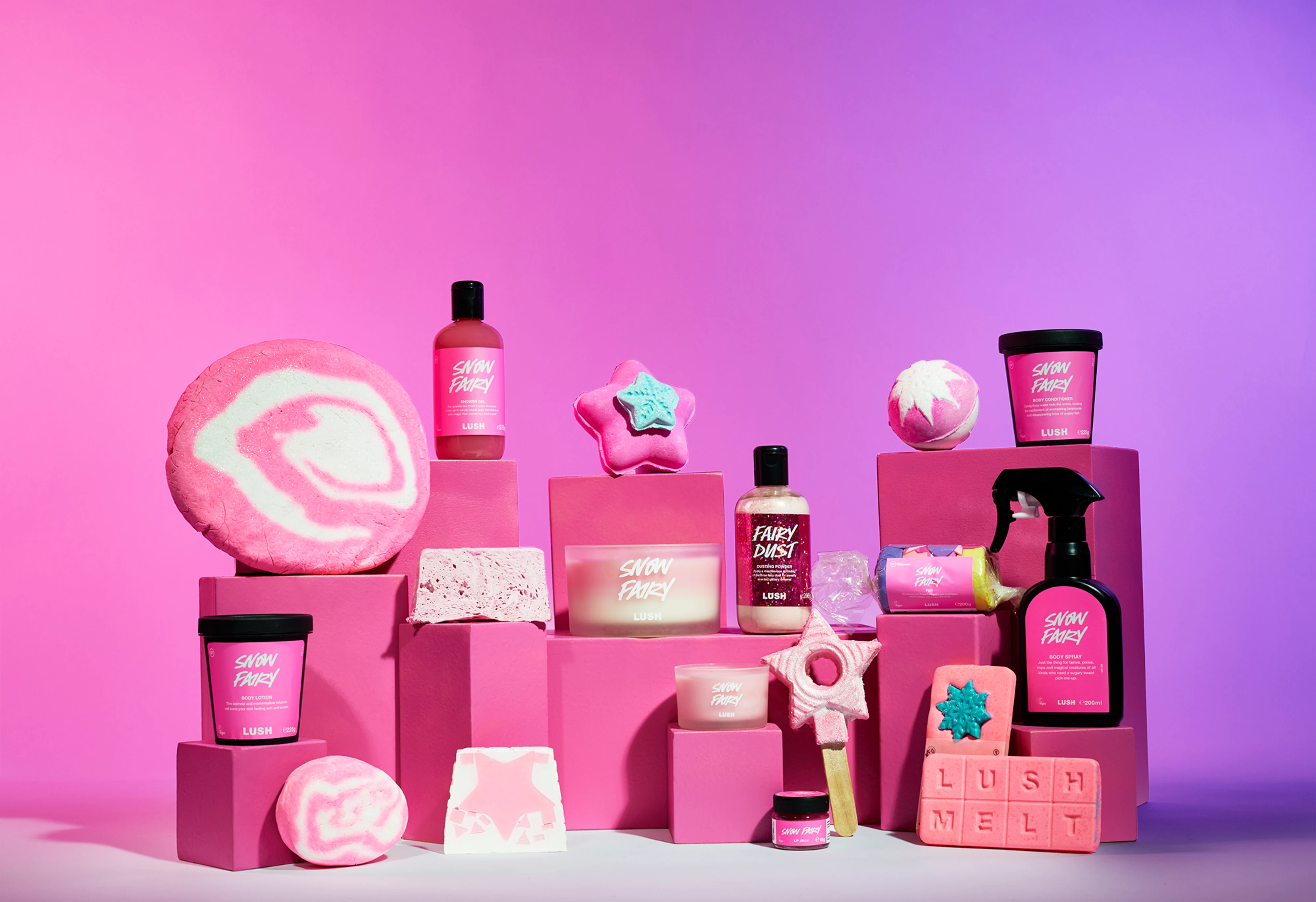 新品LUSH SNOW FAIRY セット3 LUSH（ラッシュ）］リトル スノー
