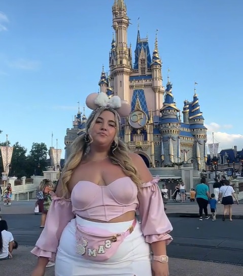 Plus size model hits out at troll who called out her 'inappropriate' Disney  World outfit