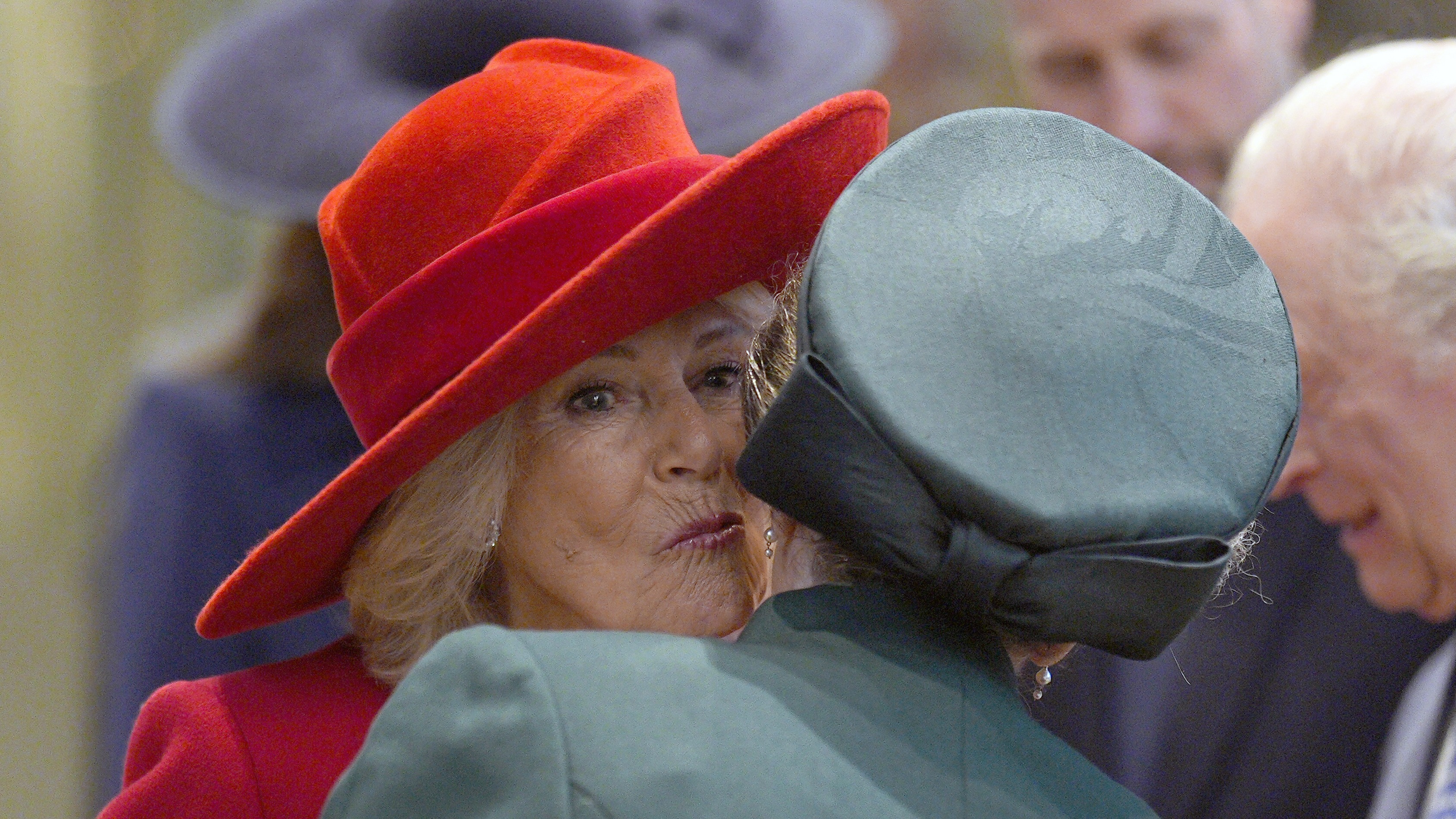 Princess Anne accused of 'breaking royal protocol' with Camilla in awkward greeting