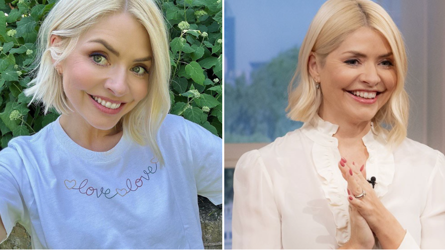 Holly Willoughby says boobs are round her knees and face is sagging - but  she's okay - Mirror Online