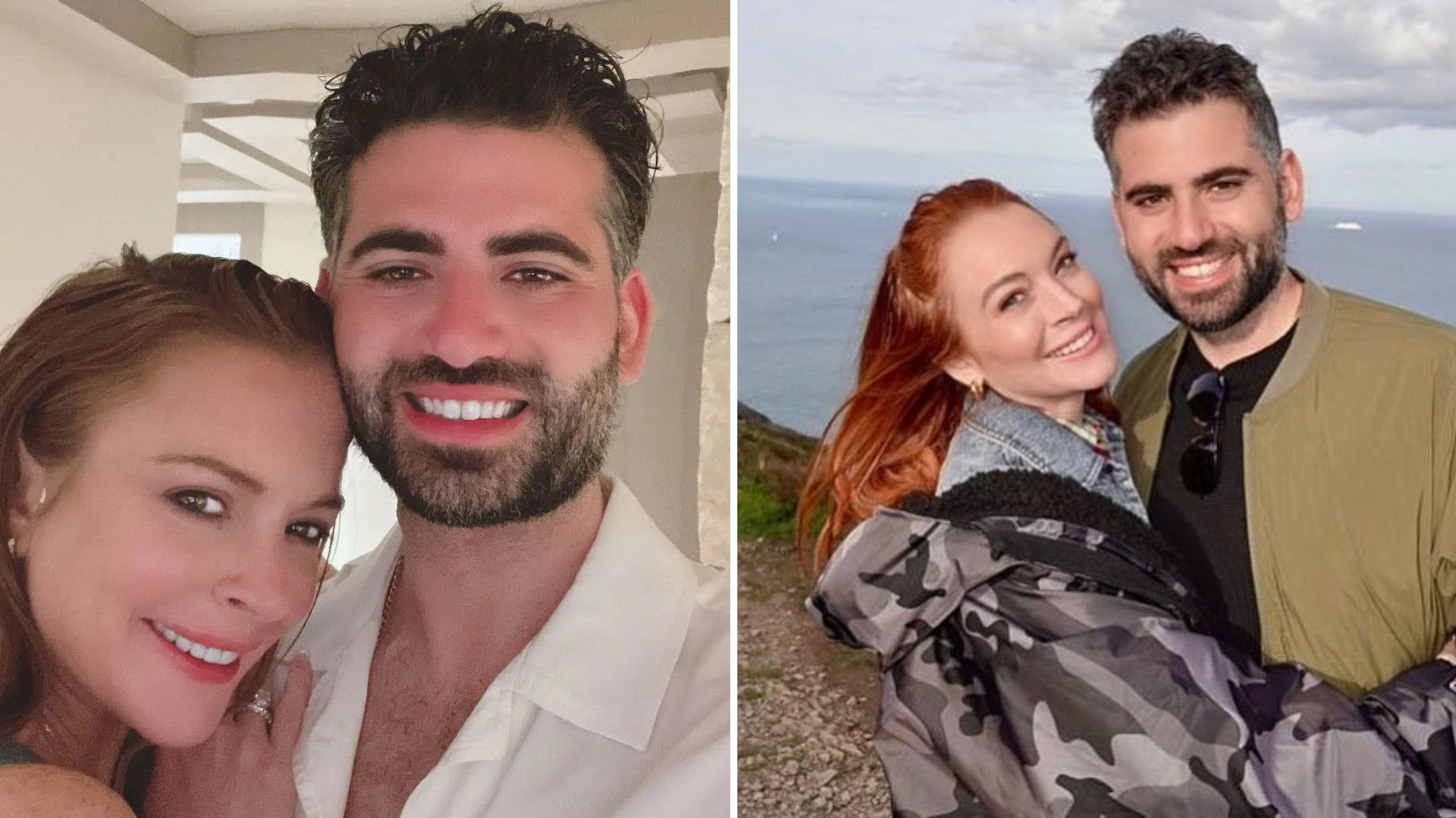 Pregnant Lindsay Lohan celebrates one year of marriage with husband Bader  Shammas