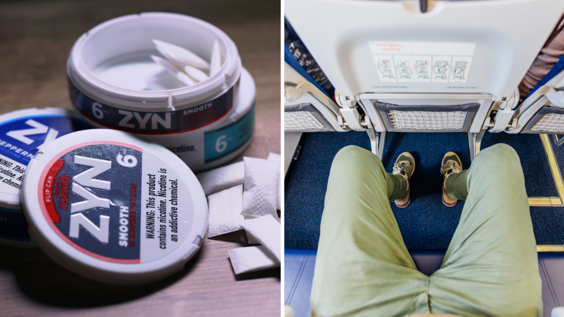 chewing tobacco on airplane Plane passenger confused after being ordered to spit out Zyn by flight attendant chewing tobacco on airplane Plane passenger confused after being ordered to spit out Zyn by flight attendant