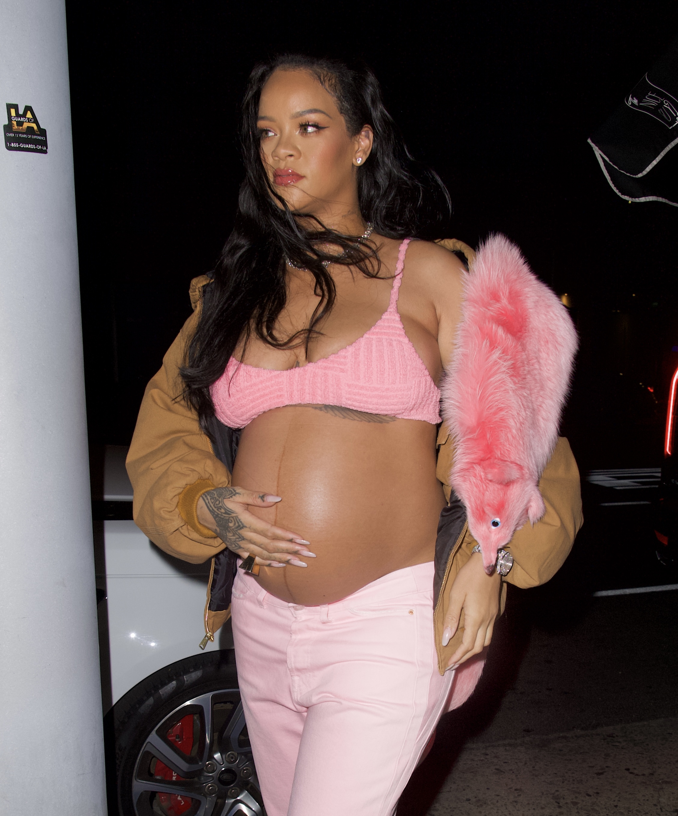 Pregnant Rihanna Elevates Maternity Style With Louis Vuitton Sneakers –  Footwear News