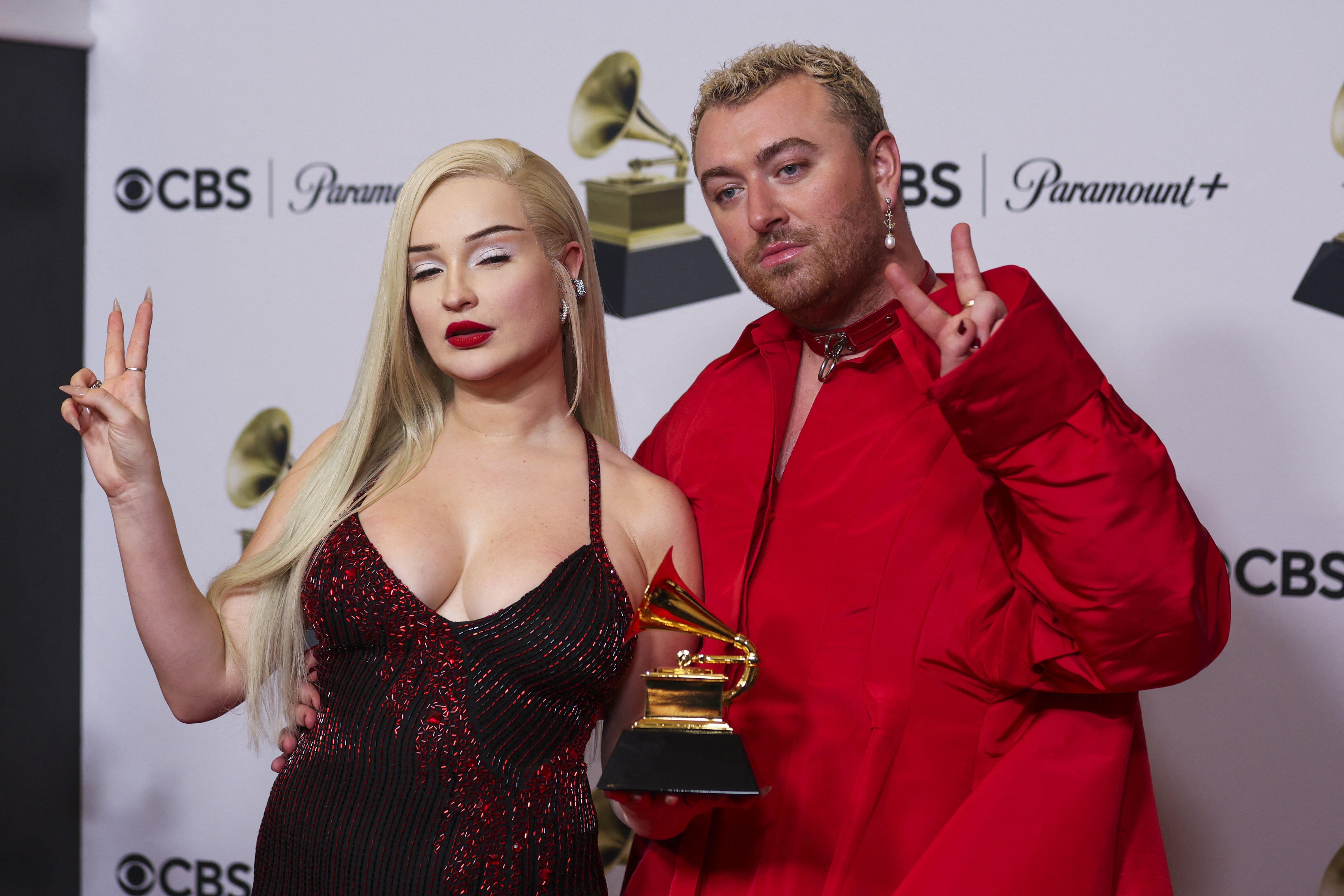 Sam Smith and Kim Petras could be fined over controversial Grammys  performance