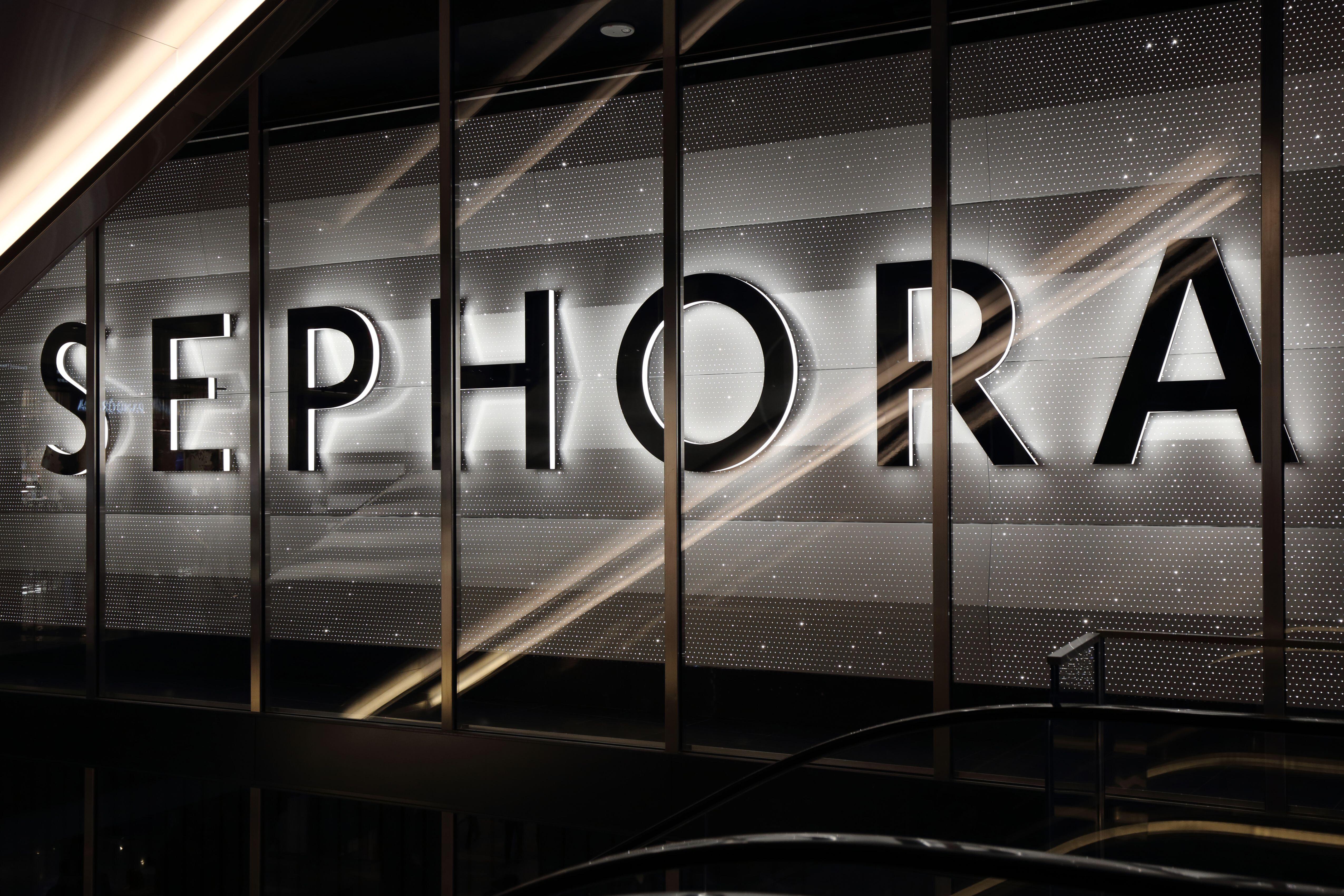 Sephora opens its doors in West London. Sephora's first UK store