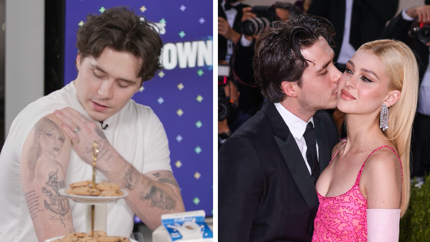 Brooklyn Beckham and Wife Nicola Look So in Love on Ice Cream Date