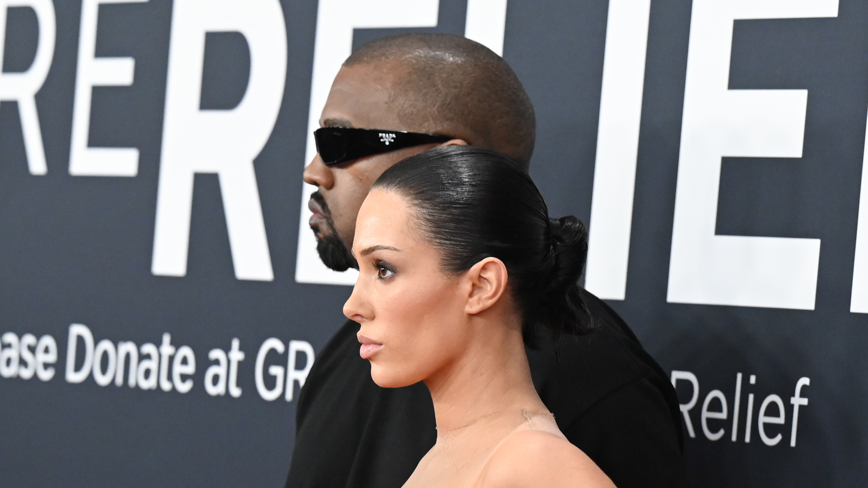 Bianca Censori's family break their silence after she exposes herself on  Grammys red carpet next to Kanye West