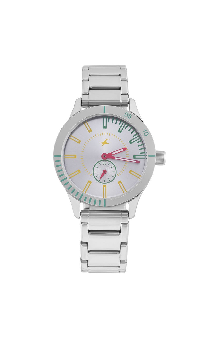 Fastrack watches 2024 for womens silver