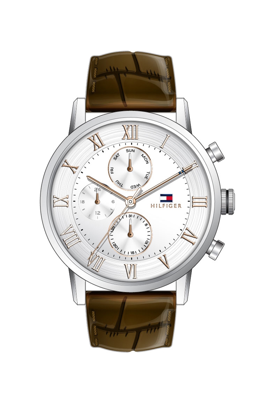 tommy hilfiger leather belt watches