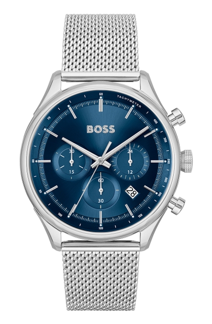 Steel Watch Boss Quartz 1514020 Mens Boss Stainless