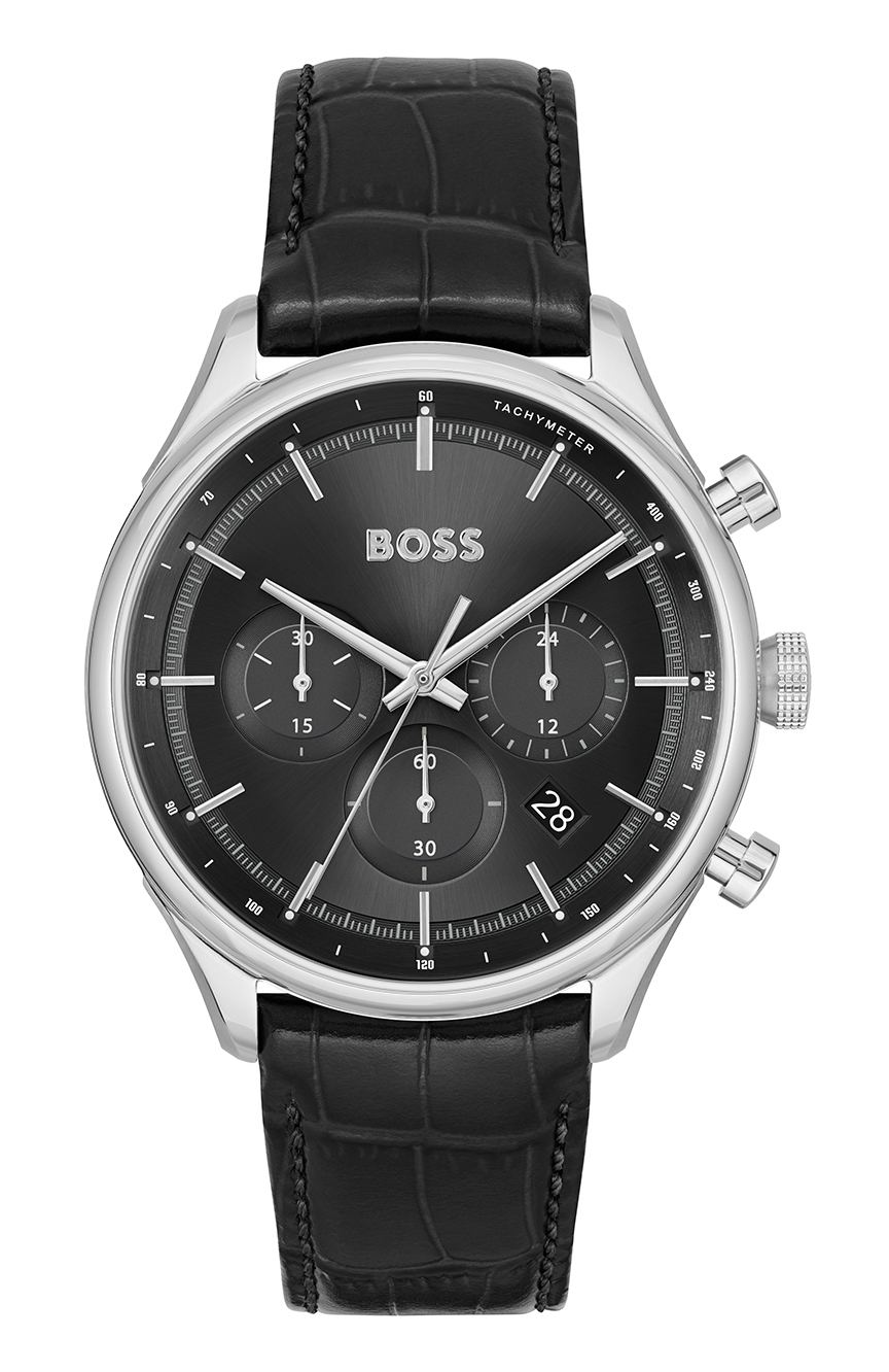 Boss Boss Mens Quartz Leather Watch 1514049