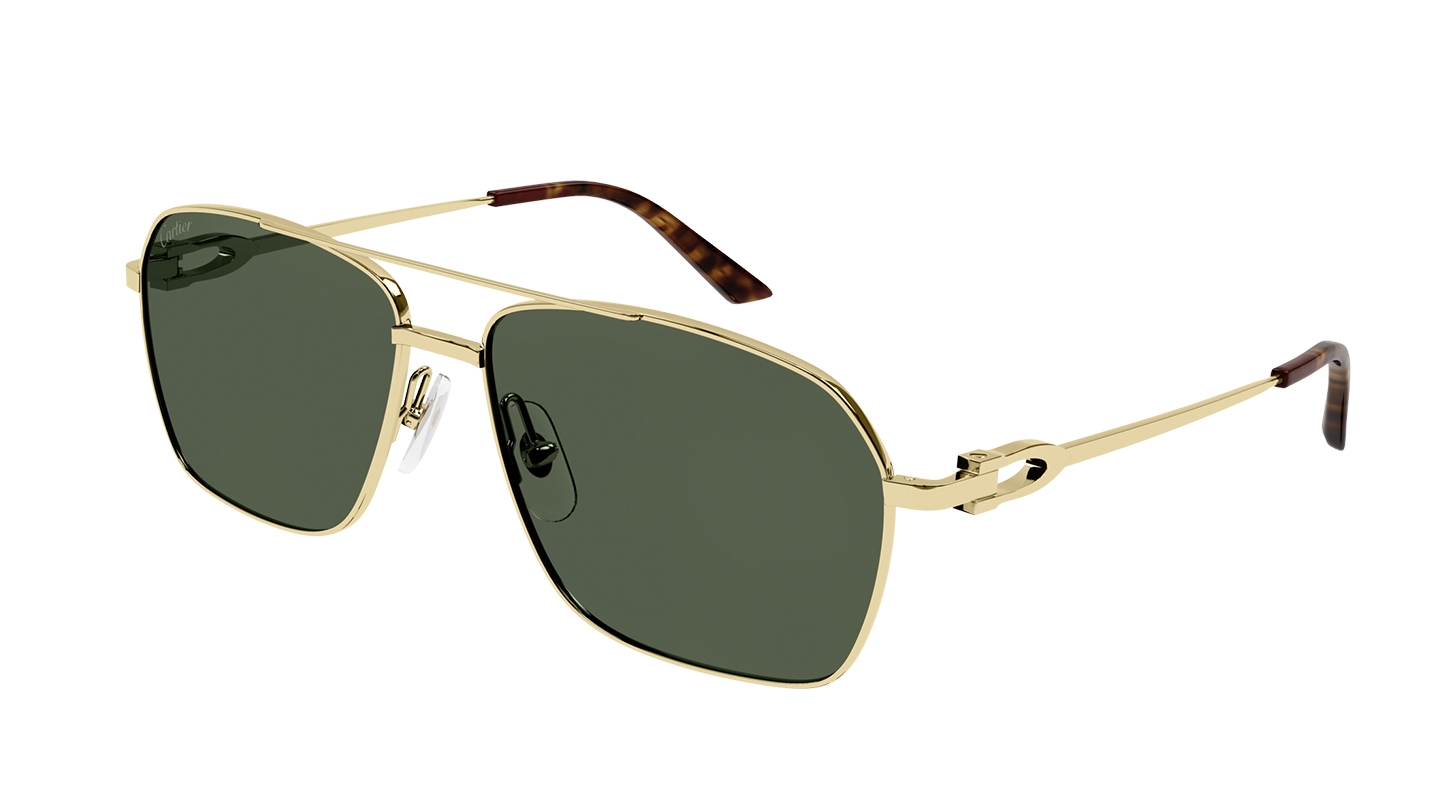 Cartier Men Pilot Navigator Gold Sunglass RivoliShop