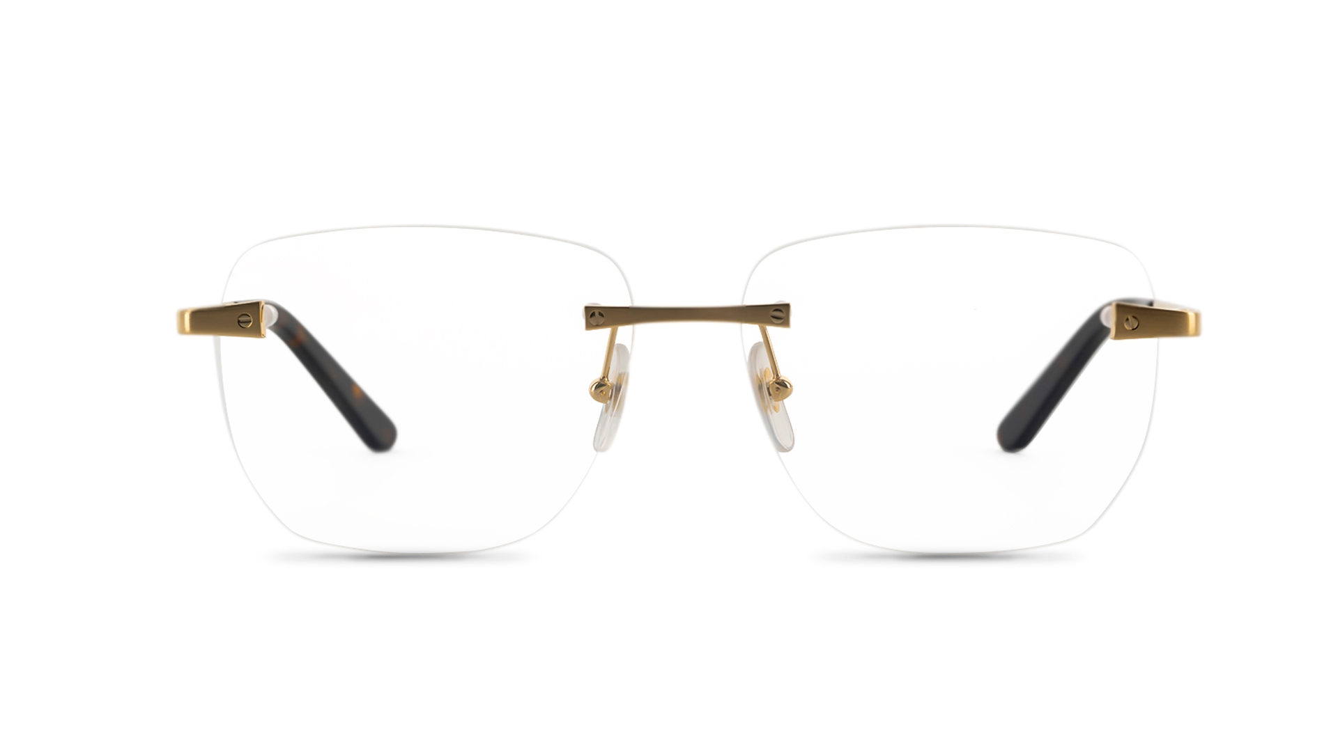 Men's cartier discount gold frame glasses