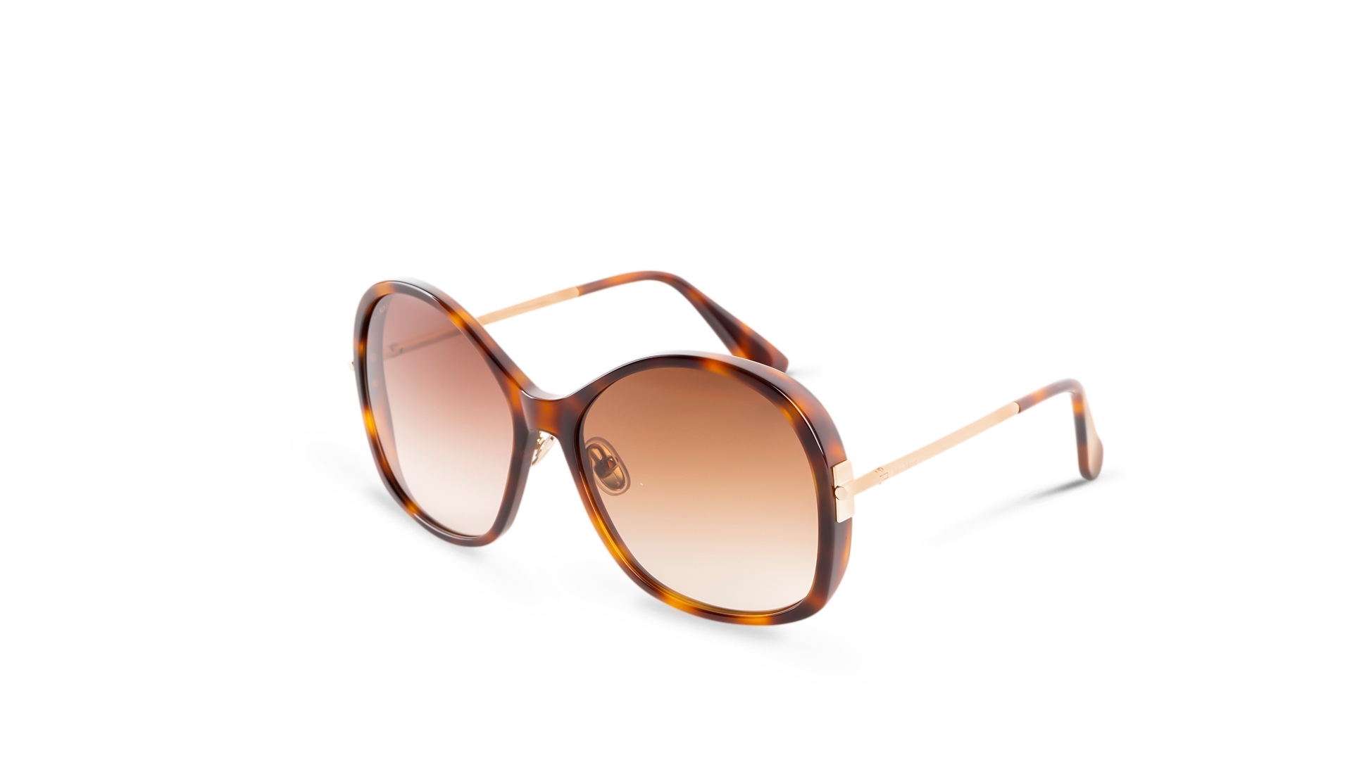 Max mara hot sale round sunglasses