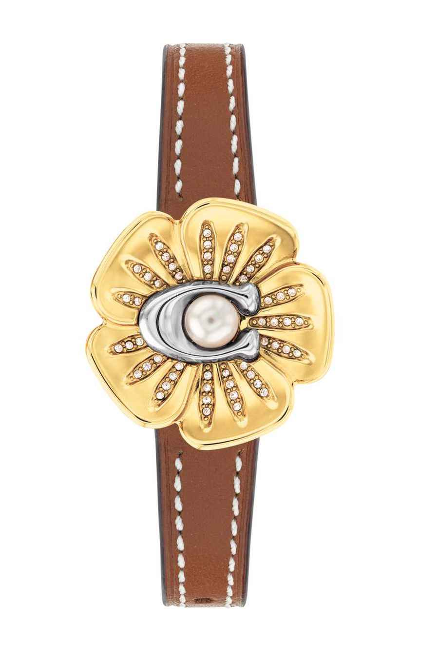 Coach hot sale flower watch