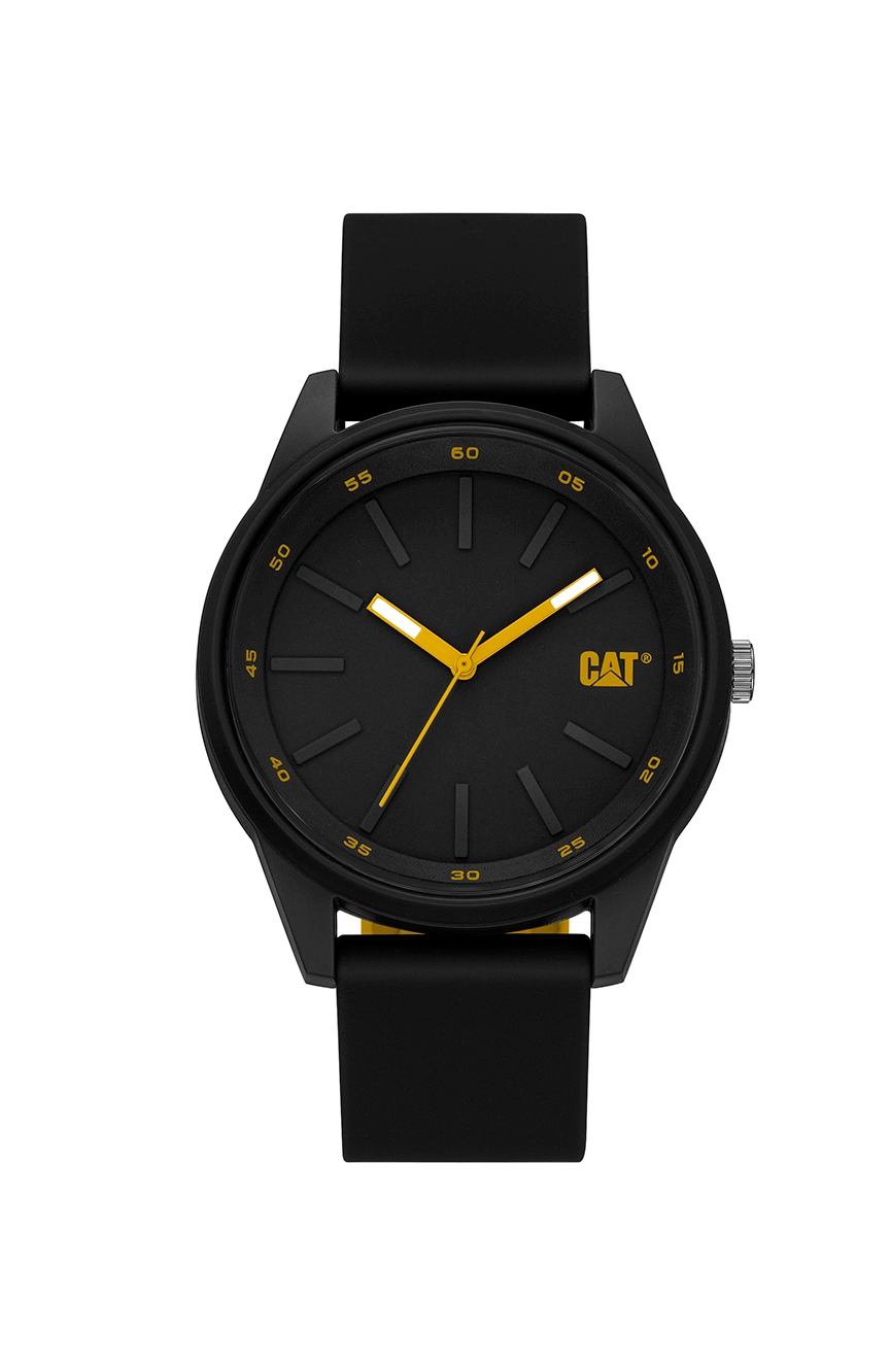 Cat Men's Quartz Rubber Strap