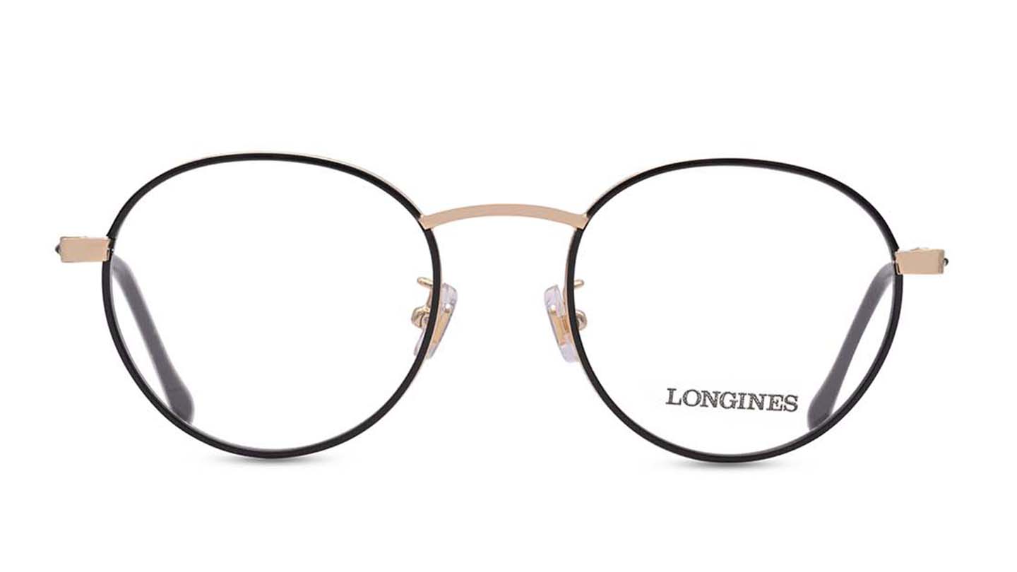 Longines Men Round Dark Havana Eyeglass RivoliShop