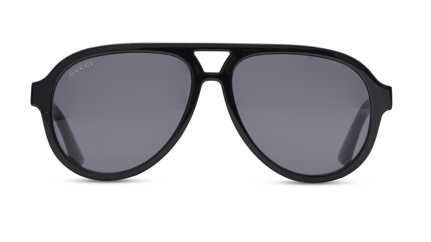 mens black gucci aviator sunglasses
