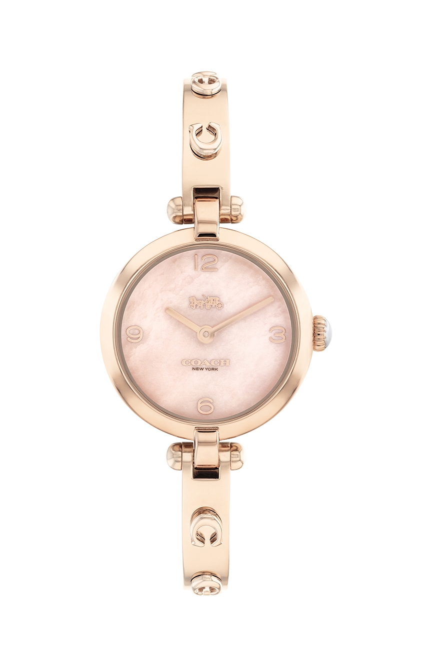 Coach rose gold online watch