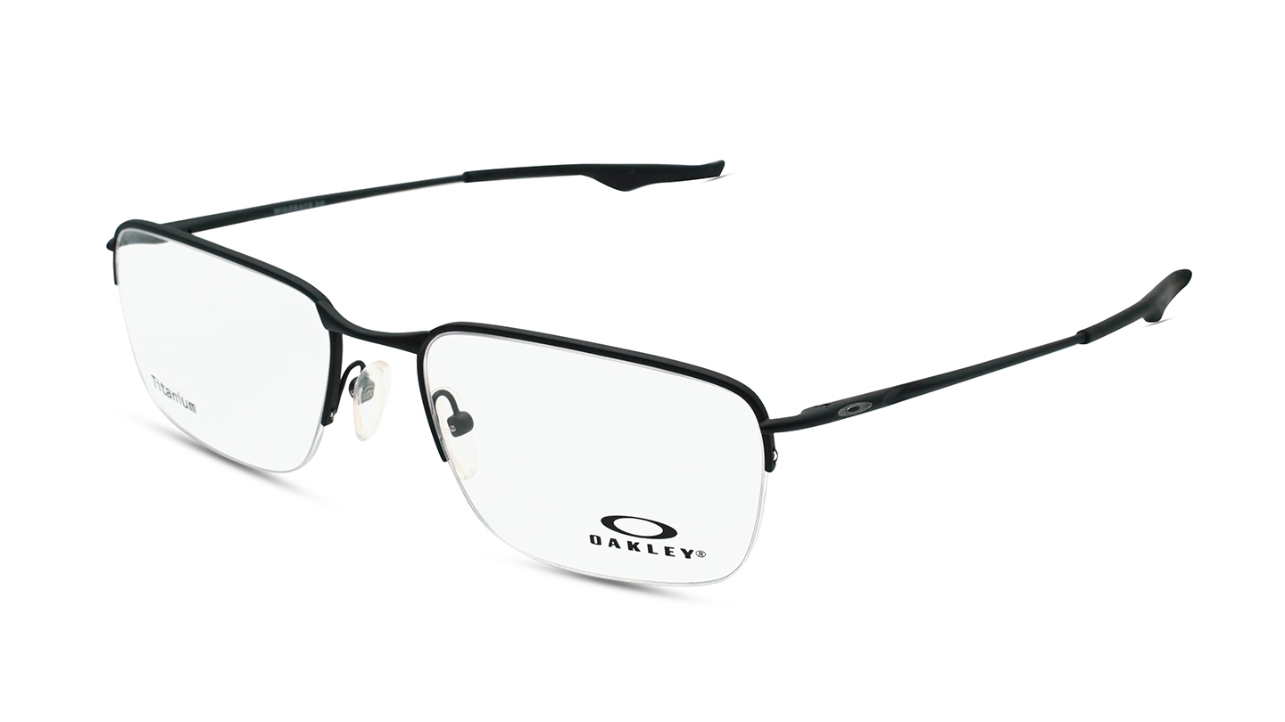 Oakley Men Rectangle Black Eyeglass