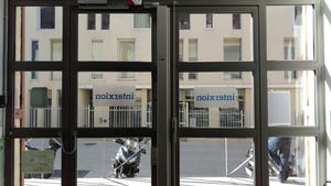Entrance to Interxion's MRS 1 data center in Marseille
